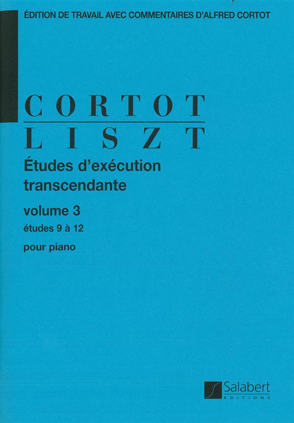 Études d'exécution transcendante volume 3